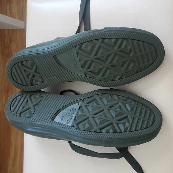 Olive/Army Green Converse Sneakers - Picture 4 of 6